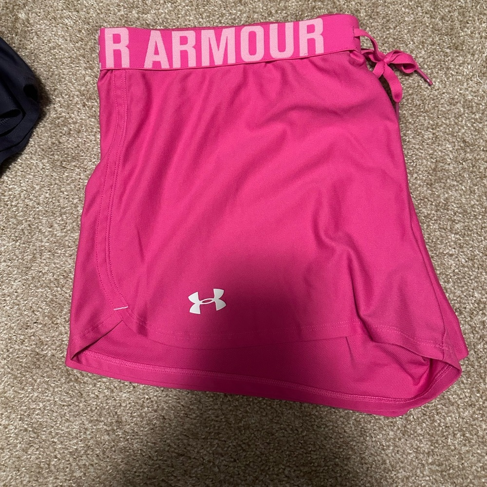 Under Armour Women's Vibrant Pink Athletic Shorts
